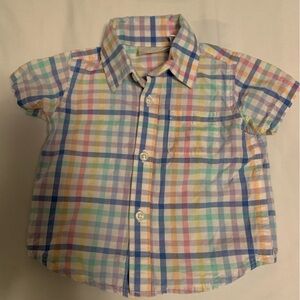 Place Colorful Plaid Button Down Shirt